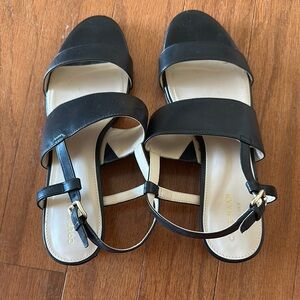 Cole Haan Black Minimalist Sandals